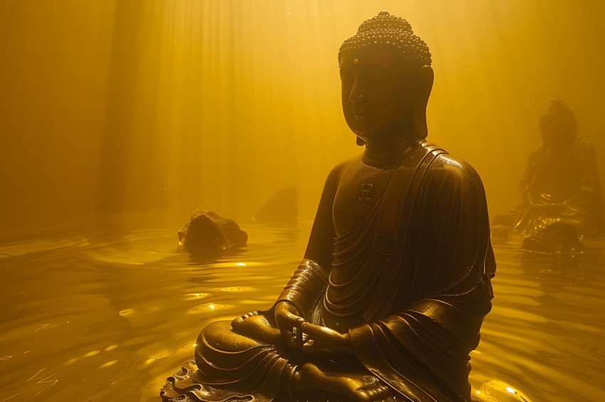 Gautam Lord Buddha Aesthetic Meditating (2625)