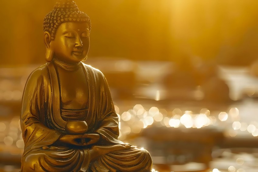 Gautam Lord Buddha Aesthetic Meditating (2628)