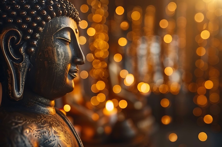 Gautam Lord Buddha Aesthetic Meditating (2668)