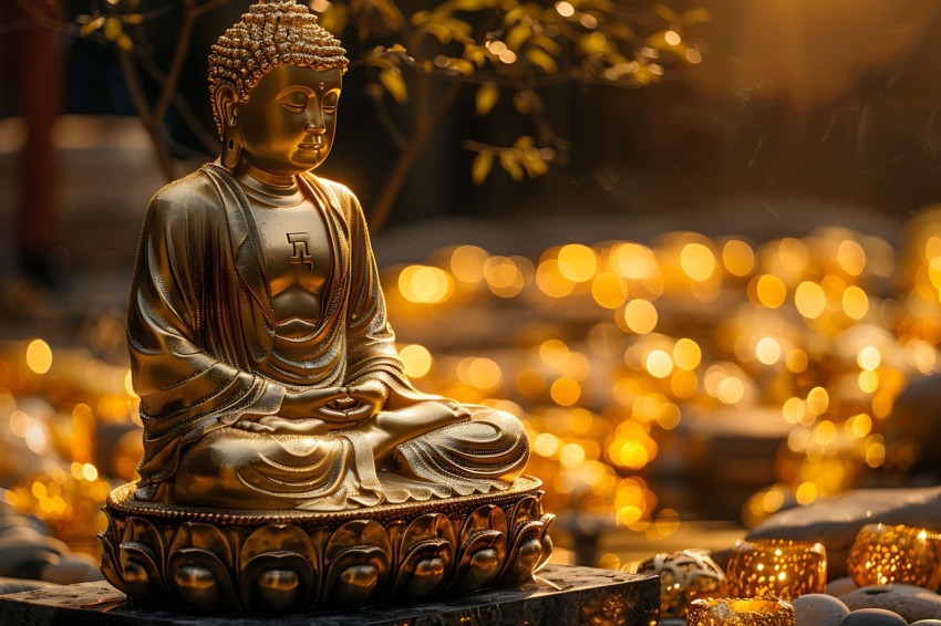Gautam Lord Buddha Aesthetic Meditating (2670)