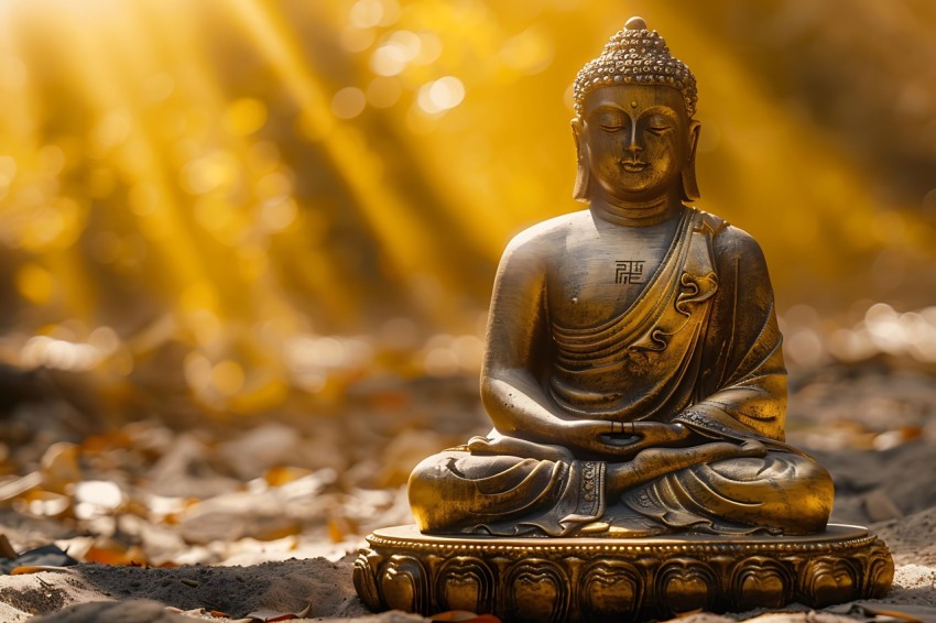 Gautam Lord Buddha Aesthetic Meditating (2650)