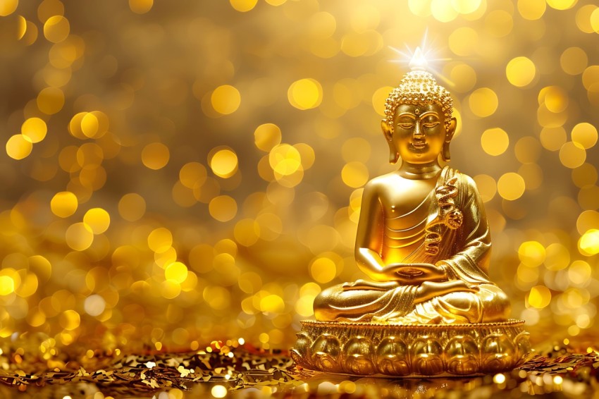 Gautam Lord Buddha Aesthetic Meditating (2693)