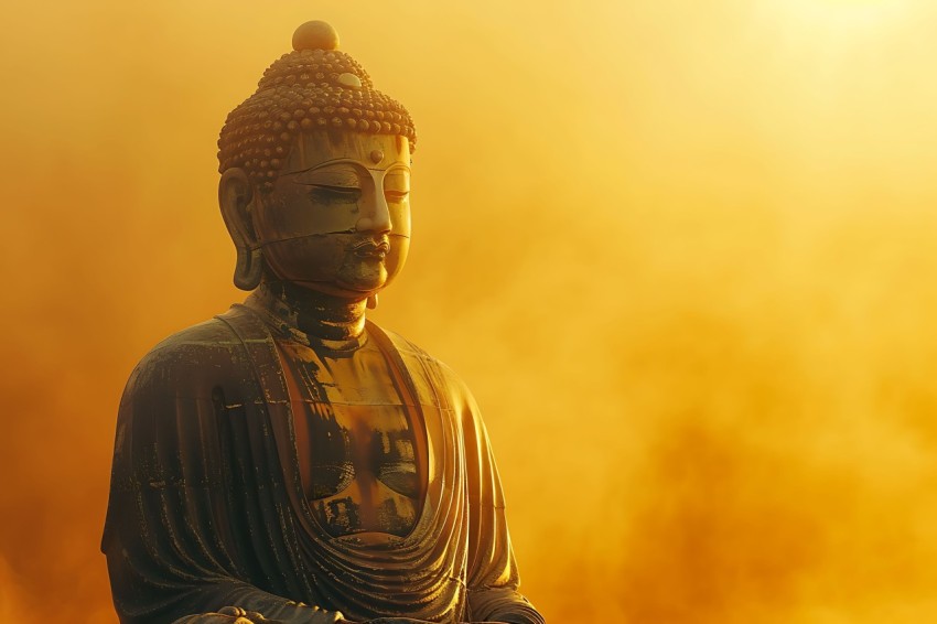 Gautam Lord Buddha Aesthetic Meditating (2752)
