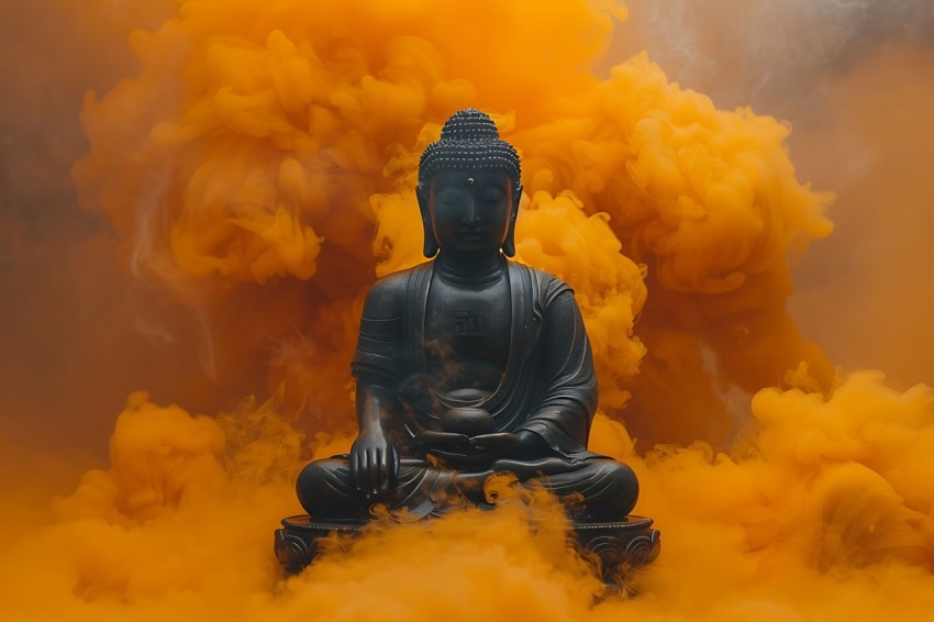 Gautam Lord Buddha Aesthetic Meditating (2722)