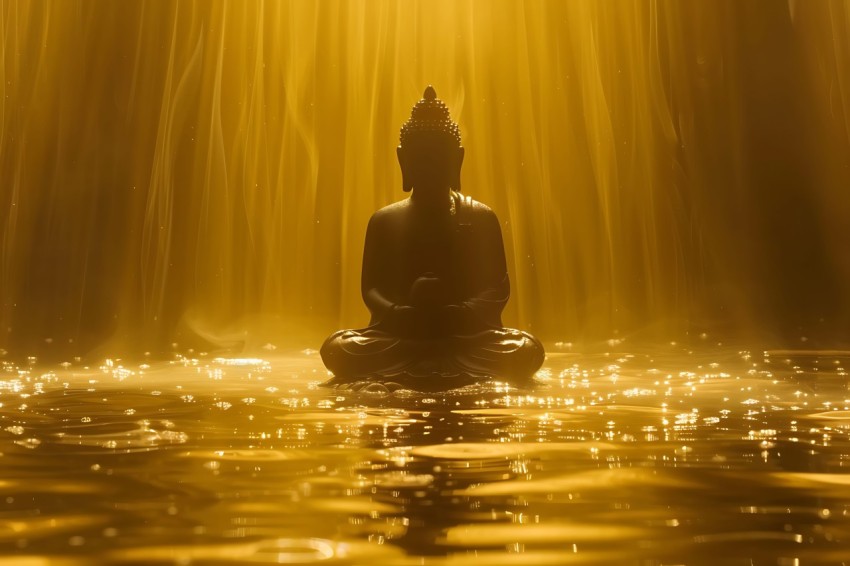 Gautam Lord Buddha Aesthetic Meditating (2800)