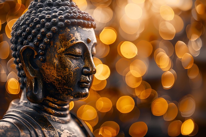 Gautam Lord Buddha Aesthetic Meditating (2743)