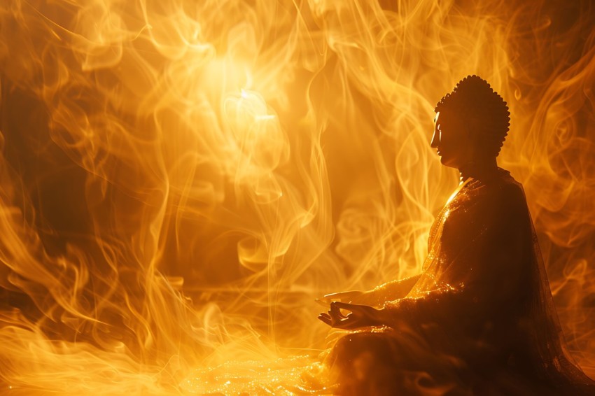 Gautam Lord Buddha Aesthetic Meditating (2820)
