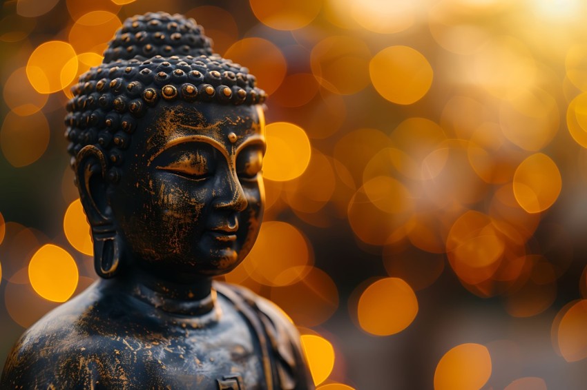 Gautam Lord Buddha Aesthetic Meditating (2817)