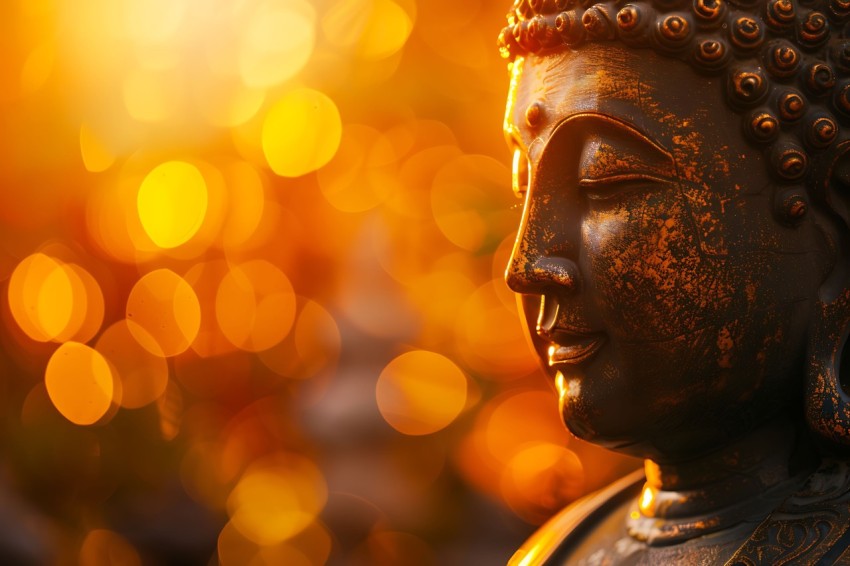 Gautam Lord Buddha Aesthetic Meditating (2816)