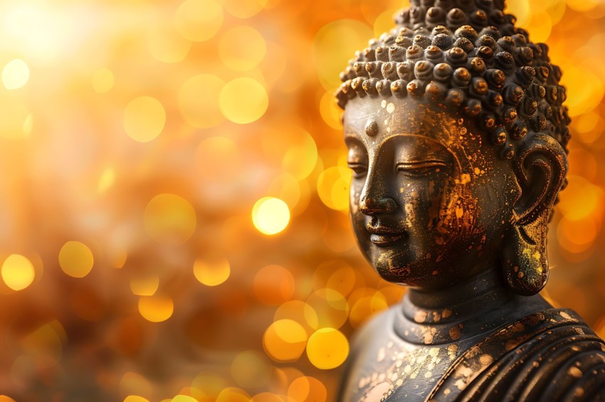 Gautam Lord Buddha Aesthetic Meditating (2838)