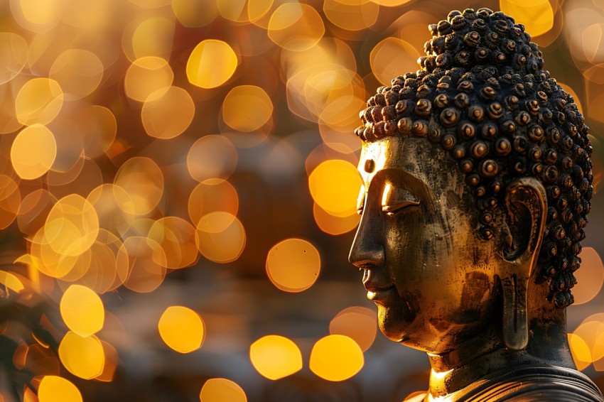 Gautam Lord Buddha Aesthetic Meditating (2842)