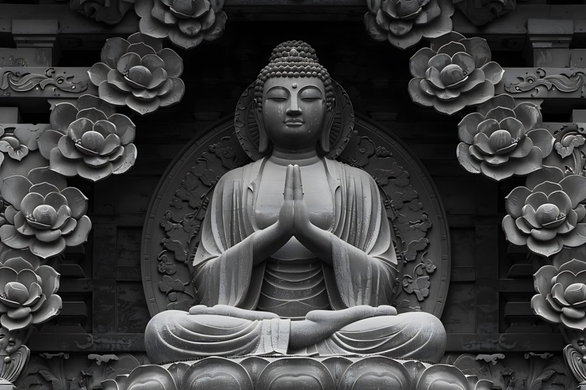 Gautam Lord Buddha Aesthetic Meditating (2947)