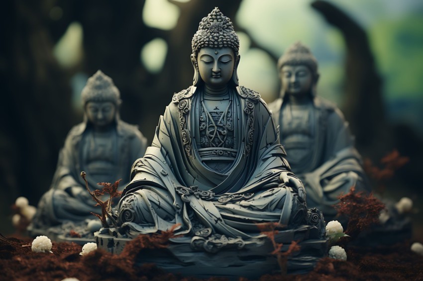 Gautam Lord Buddha Aesthetic Meditating (2919)