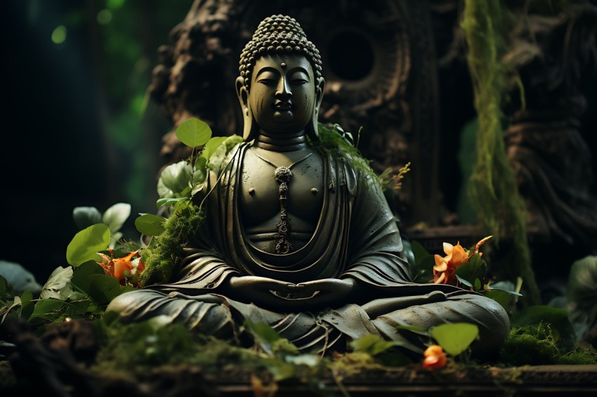 Gautam Lord Buddha Aesthetic Meditating (2958)