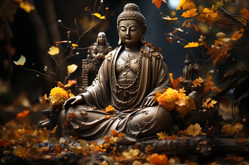 Gautam Lord Buddha Aesthetic Meditating (2932)