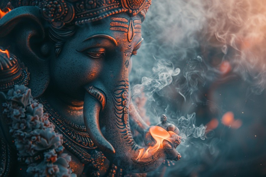 Lord Ganesha Ganapati Vinayaka Pillaiyar God Aesthetic (87)