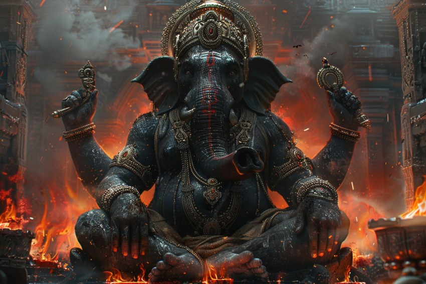 Lord Ganesha Ganapati Vinayaka Pillaiyar God Aesthetic (88)
