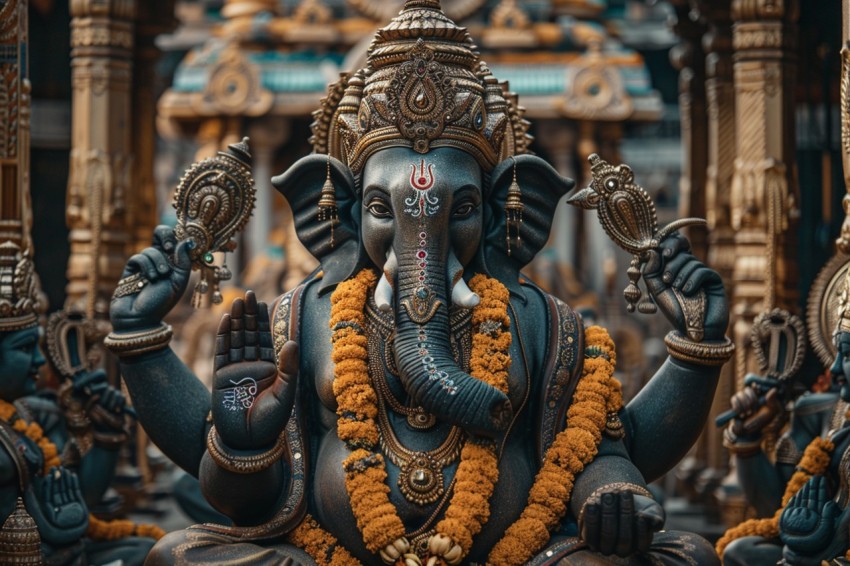 Lord Ganesha Ganapati Vinayaka Pillaiyar God Aesthetic (119)