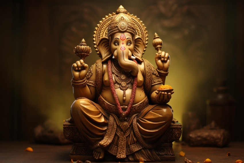 Lord Ganesha Ganapati Vinayaka Pillaiyar God Aesthetic (238)