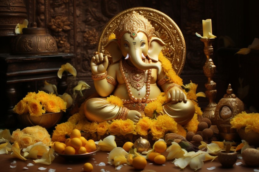 Lord Ganesha Ganapati Vinayaka Pillaiyar God Aesthetic (264)