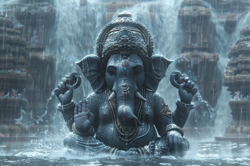Lord Ganesha Ganapati Vinayaka Pillaiyar God Aesthetic (372)