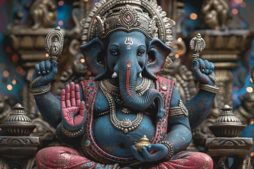 Lord Ganesha Ganapati Vinayaka Pillaiyar God Aesthetic (338)