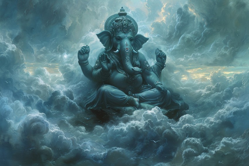 Lord Ganesha Ganapati Vinayaka Pillaiyar God Aesthetic (355)