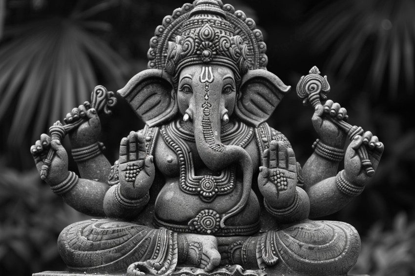 Lord Ganesha Ganapati Vinayaka Pillaiyar God Aesthetic (500)