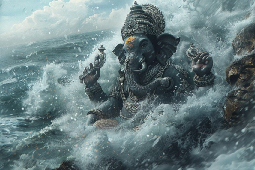 Lord Ganesha Ganapati Vinayaka Pillaiyar God Aesthetic (471)