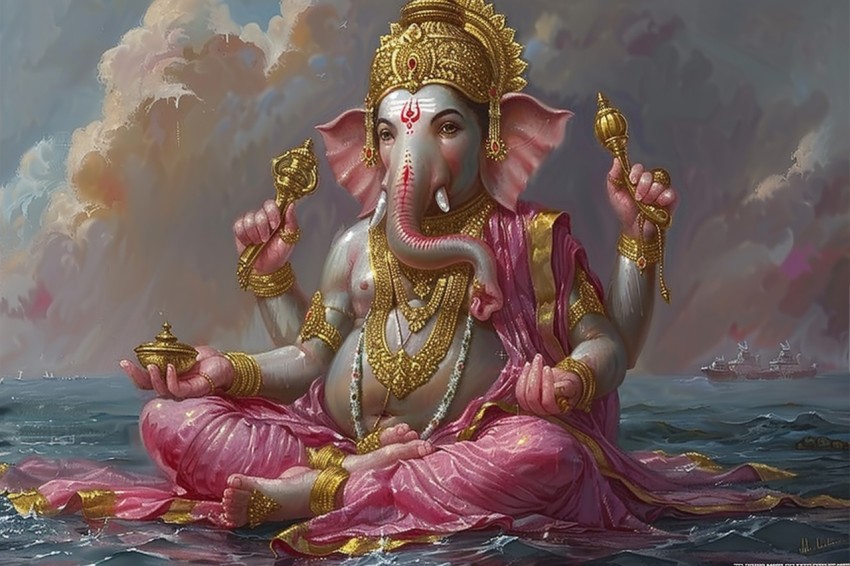 Lord Ganesha Ganapati Vinayaka Pillaiyar God Aesthetic (578)