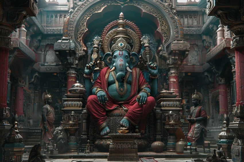Lord Ganesha Ganapati Vinayaka Pillaiyar God Aesthetic (679)