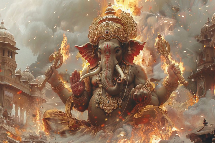 Lord Ganesha Ganapati Vinayaka Pillaiyar God Aesthetic (691)