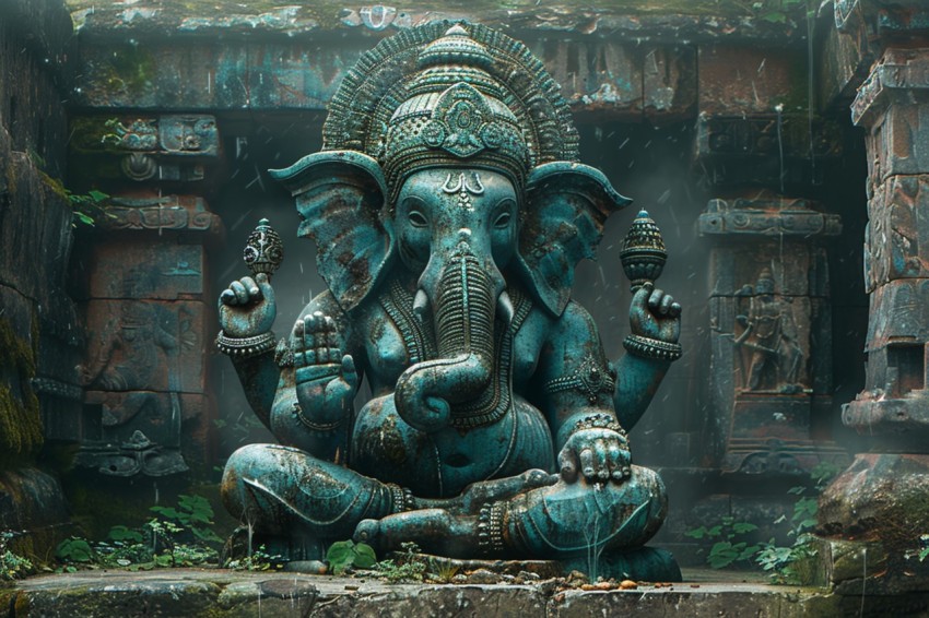 Lord Ganesha Ganapati Vinayaka Pillaiyar God Aesthetic (650)