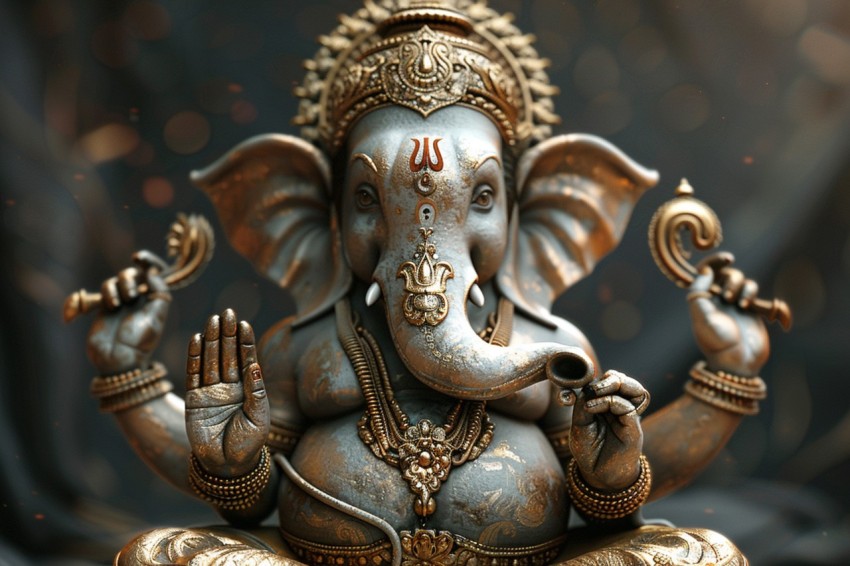 Lord Ganesha Ganapati Vinayaka Pillaiyar God Aesthetic (718)