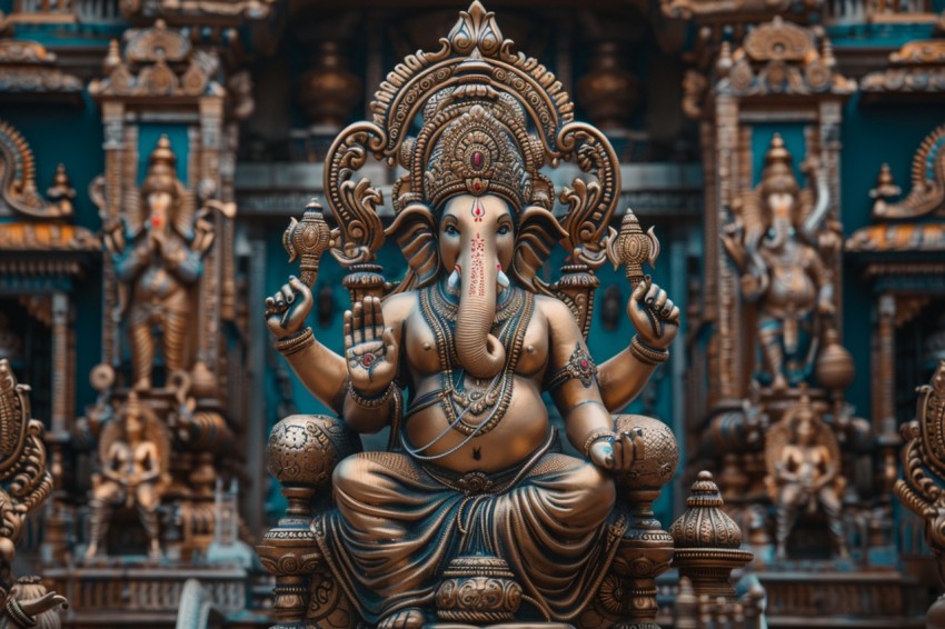 Lord Ganesha Ganapati Vinayaka Pillaiyar God Aesthetic (713)