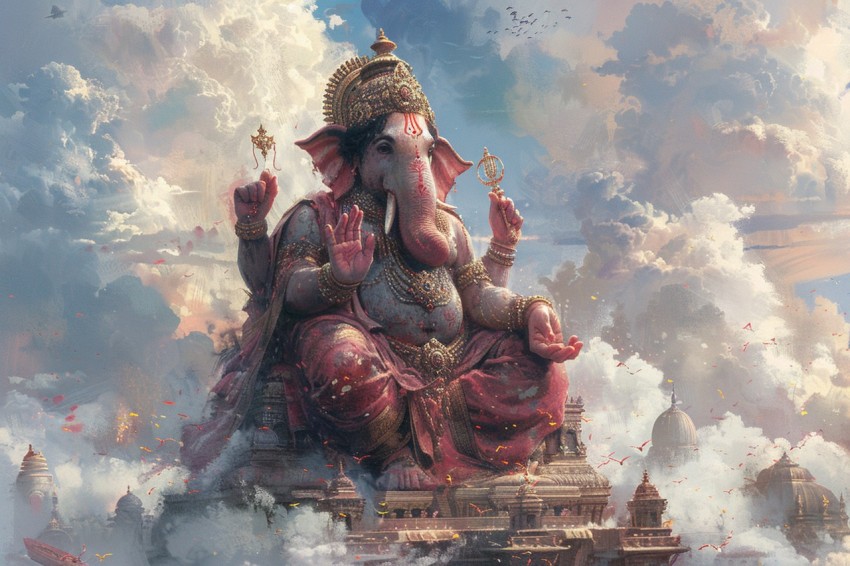 Lord Ganesha Ganapati Vinayaka Pillaiyar God Aesthetic (760)