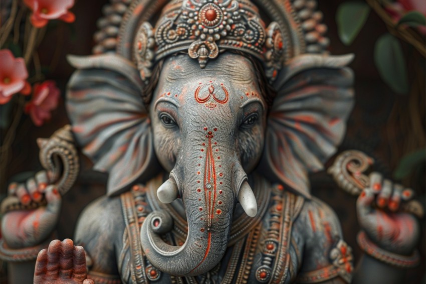 Lord Ganesha Ganapati Vinayaka Pillaiyar God Aesthetic (890)