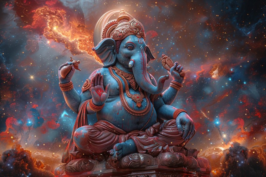 Lord Ganesha Ganapati Vinayaka Pillaiyar God Aesthetic (861)