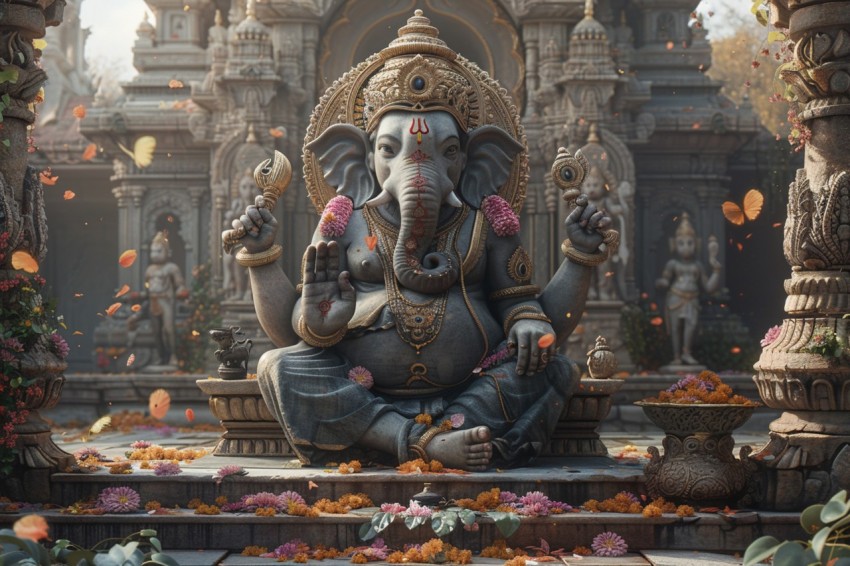 Lord Ganesha Ganapati Vinayaka Pillaiyar God Aesthetic (921)