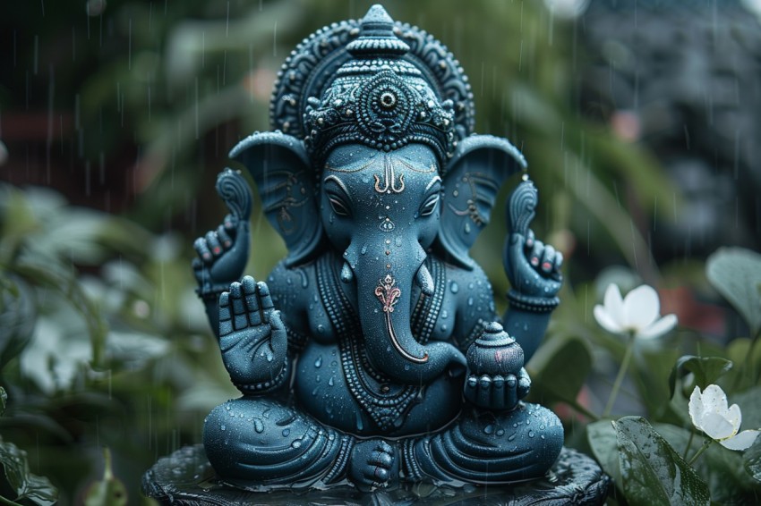 Lord Ganesha Ganapati Vinayaka Pillaiyar God Aesthetic (1038)