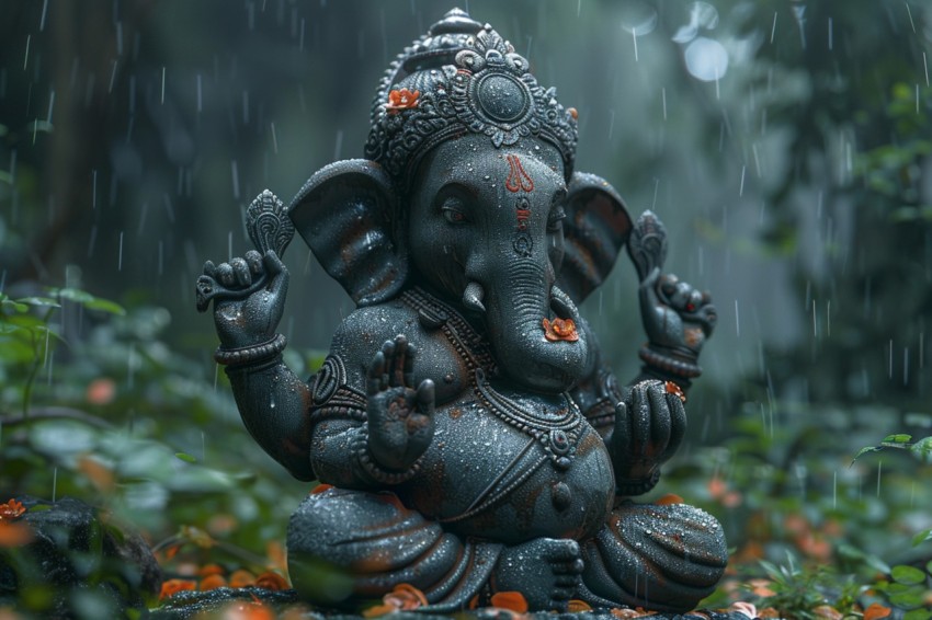 Lord Ganesha Ganapati Vinayaka Pillaiyar God Aesthetic (1218)