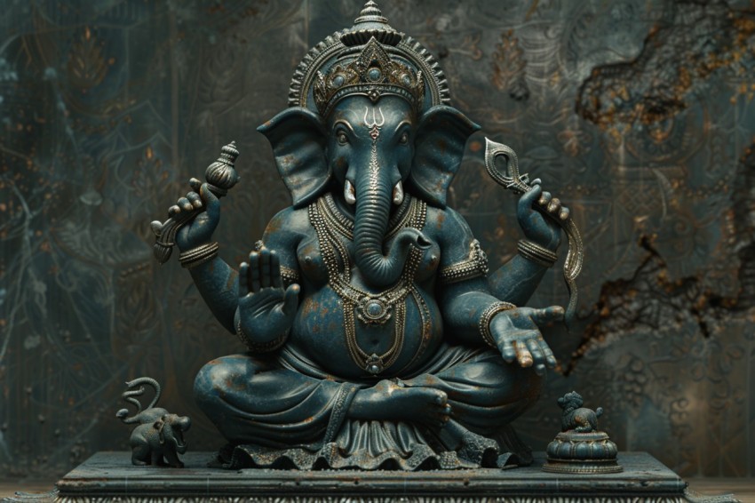 Lord Ganesha Ganapati Vinayaka Pillaiyar God Aesthetic (1248)