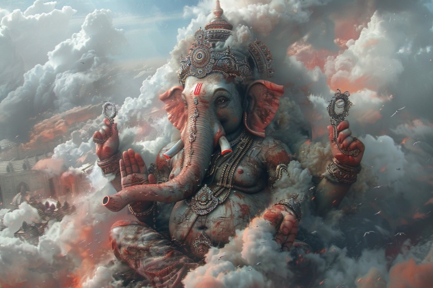 Lord Ganesha Ganapati Vinayaka Pillaiyar God Aesthetic (1262)