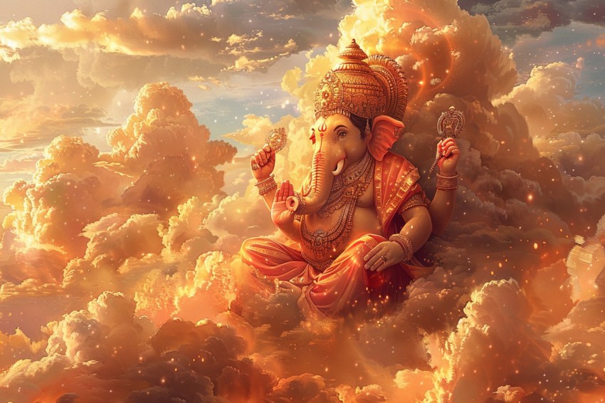 Lord Ganesha Ganapati Vinayaka Pillaiyar God Aesthetic (1307)