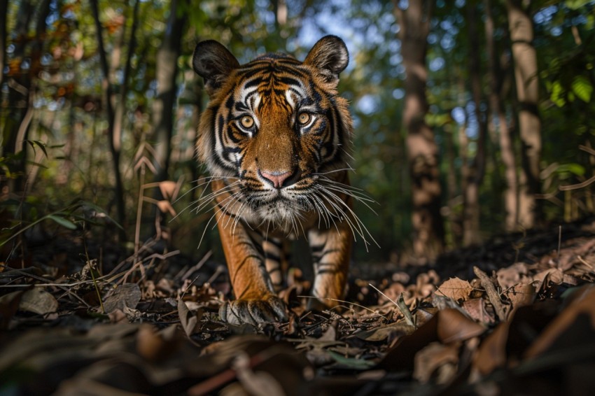 A Tiger In The Jungle Forest Wildlife Photography (37)