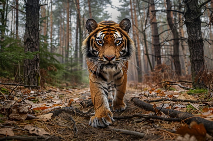 A Tiger In The Jungle Forest Wildlife Photography (14)