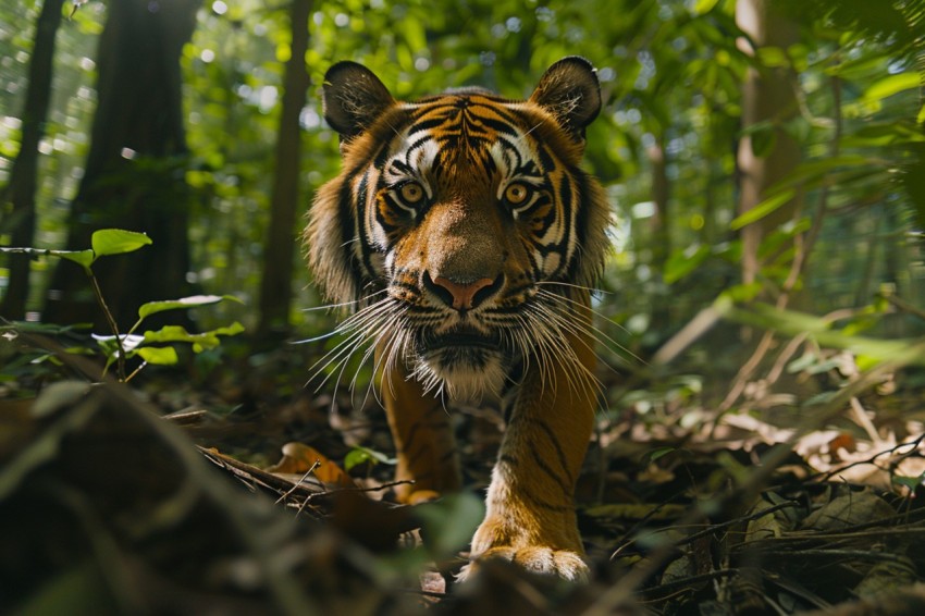 A Tiger In The Jungle Forest Wildlife Photography (30)