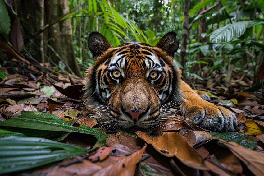 A Tiger In The Jungle Forest Wildlife Photography (42)