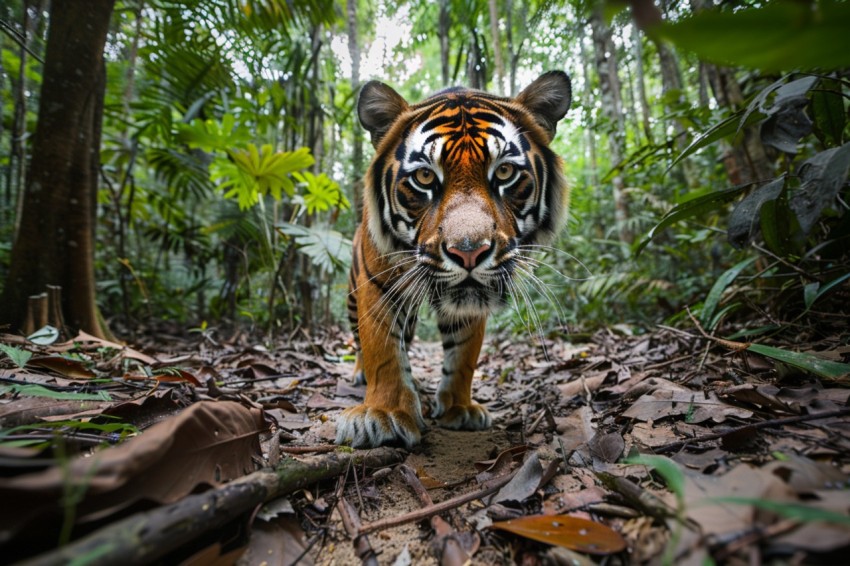 A Tiger In The Jungle Forest Wildlife Photography (8)