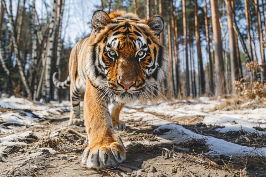 A Tiger In The Jungle Forest Wildlife Photography (3)